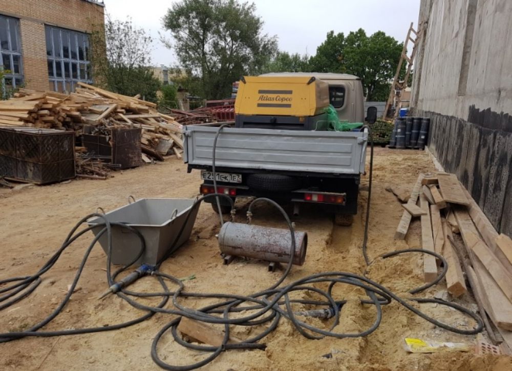 Компрессор Прокат компрессора Atlas Copco 287Cd с отбойными молотками взять в аренду, заказать, цены, услуги - Белгород