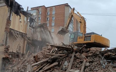Промышленный снос и демонтаж зданий спецтехникой - Белгород, цены, предложения специалистов