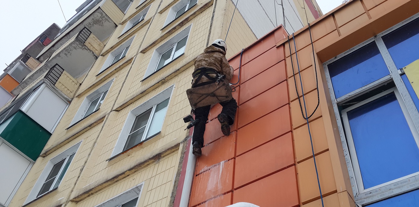 Услуги промышленных альпинистов для высотных работ в Алексеевке