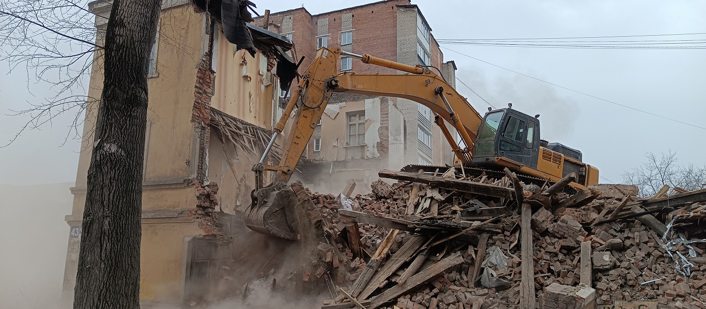 Услуги по сносу и демонтажу старых домов, строений и сооружений в Белгороде